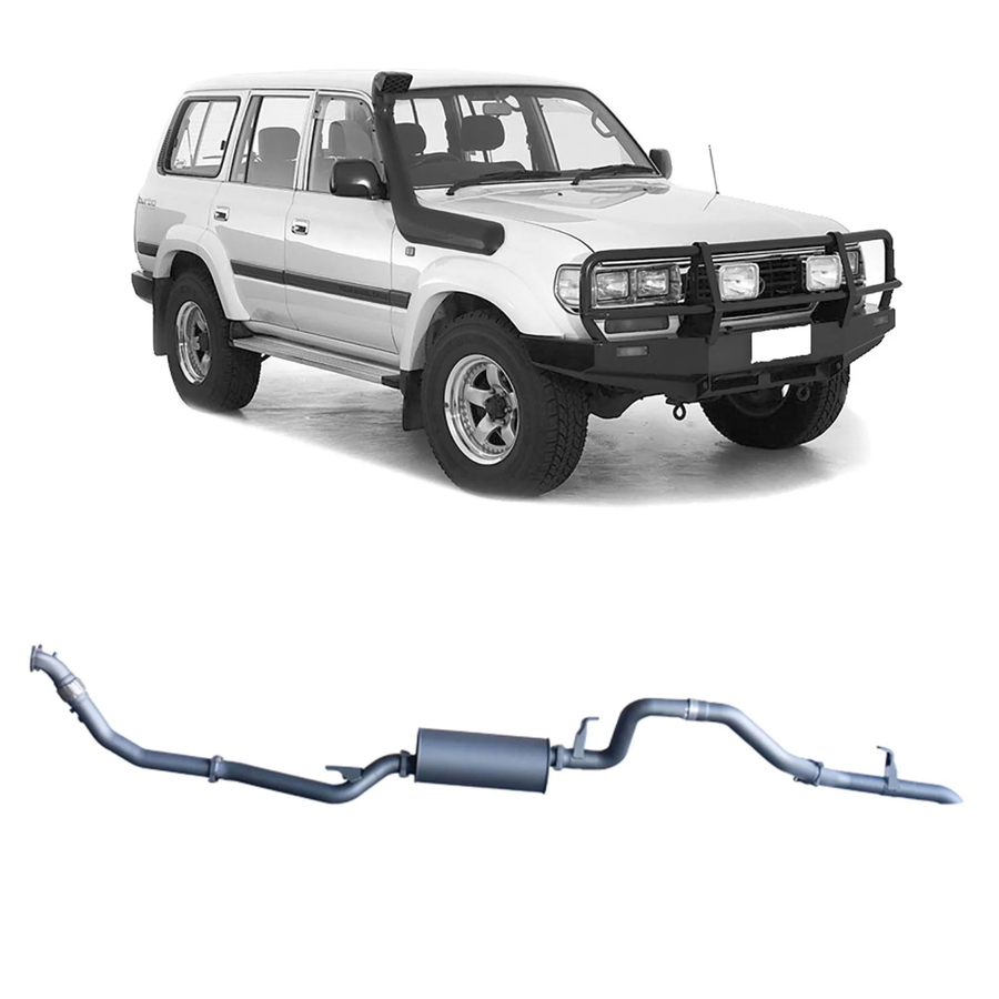 Redback - 4x4 Extreme Duty Exhaust for Toyota Landcruiser 80 Series Wagon 4.2L 1HZ (01/1990 - 02/1998)