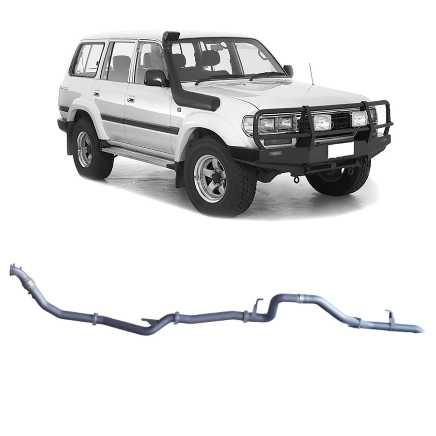 Redback - 4x4 Extreme Duty Exhaust for Toyota Landcruiser 80 Series Wagon 4.2L 1HZ (01/1990 - 02/1998)
