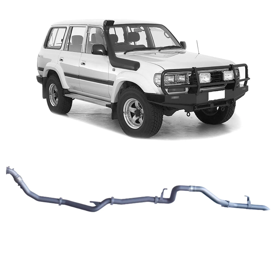 Redback - 4x4 Extreme Duty Exhaust for Toyota Landcruiser 80 Series Wagon 4.2L 1HZ (01/1990 - 02/1998)