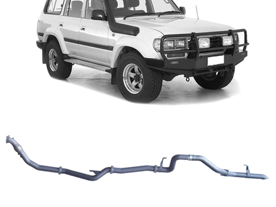 Redback - 4x4 Extreme Duty Exhaust for Toyota Landcruiser 80 Series Wagon 4.2L 1HZ (01/1990 - 02/1998)