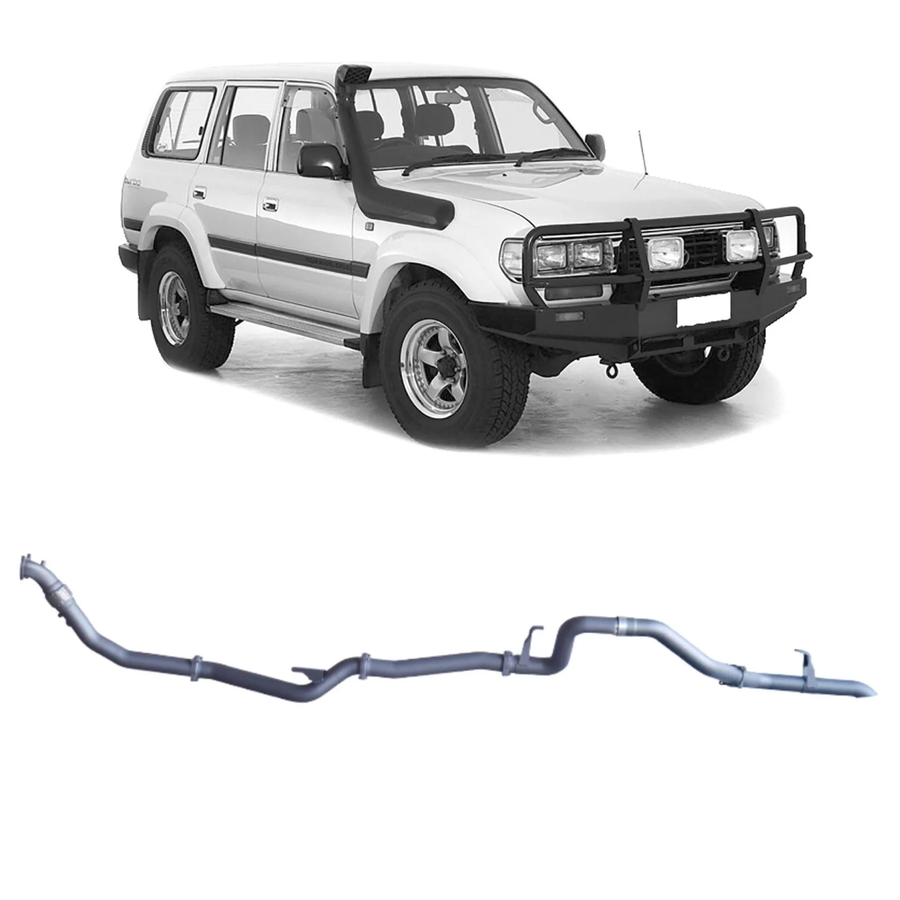 Redback - 4x4 Extreme Duty Exhaust for Toyota Landcruiser 80 Series Wagon 4.2L 1HZ (01/1990 - 02/1998)