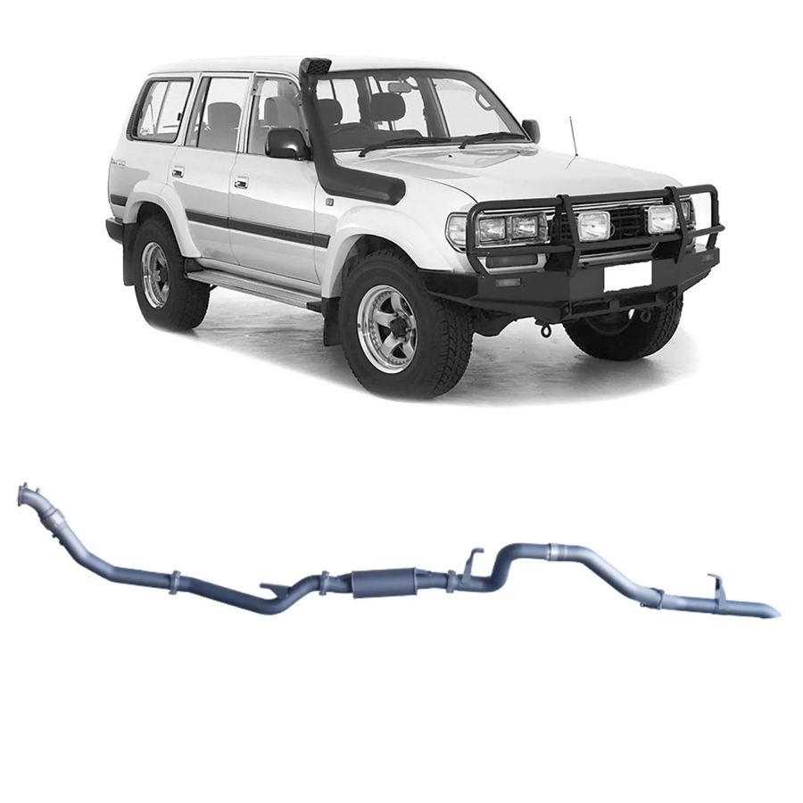Redback - 4x4 Extreme Duty Exhaust for Toyota Landcruiser 80 Series Wagon 4.2L 1HZ (01/1990 - 02/1998)