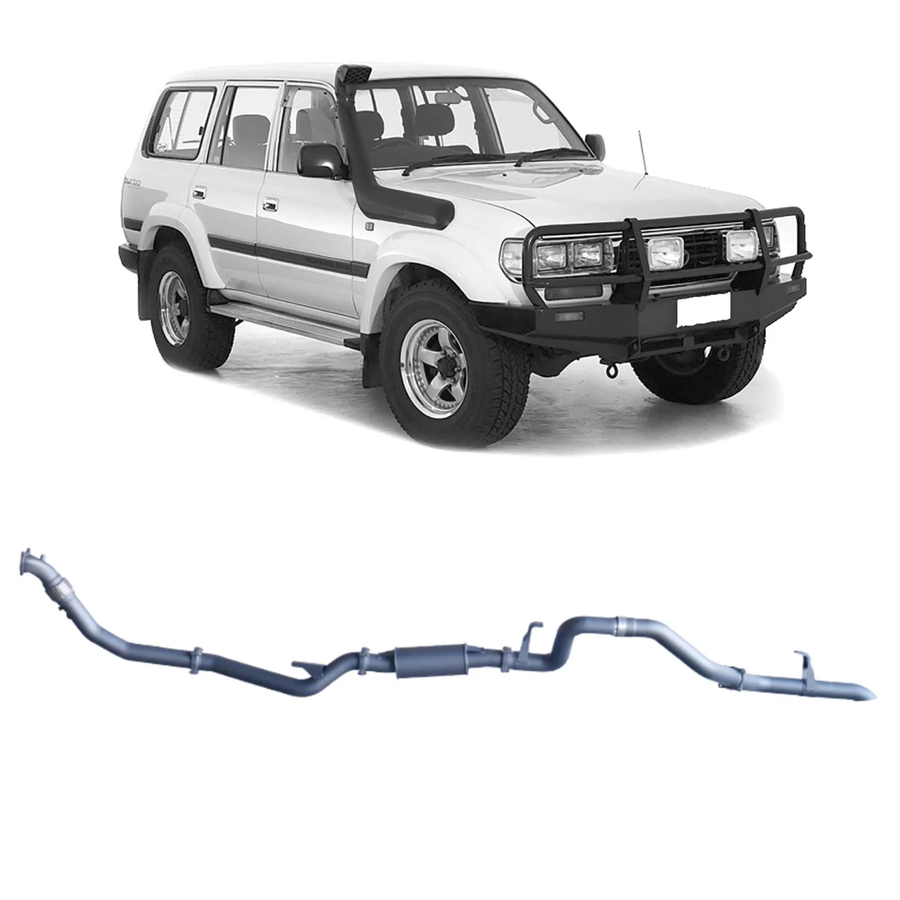 Redback - 4x4 Extreme Duty Exhaust for Toyota Landcruiser 80 Series Wagon 4.2L 1HZ (01/1990 - 02/1998)