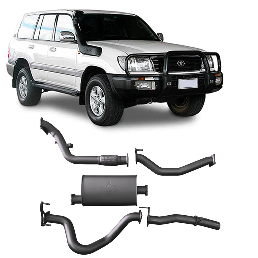 Redback - 4x4 Extreme Duty Exhaust for Toyota Landcruiser 100 Series 4.2L (01/1998 - 10/2007)