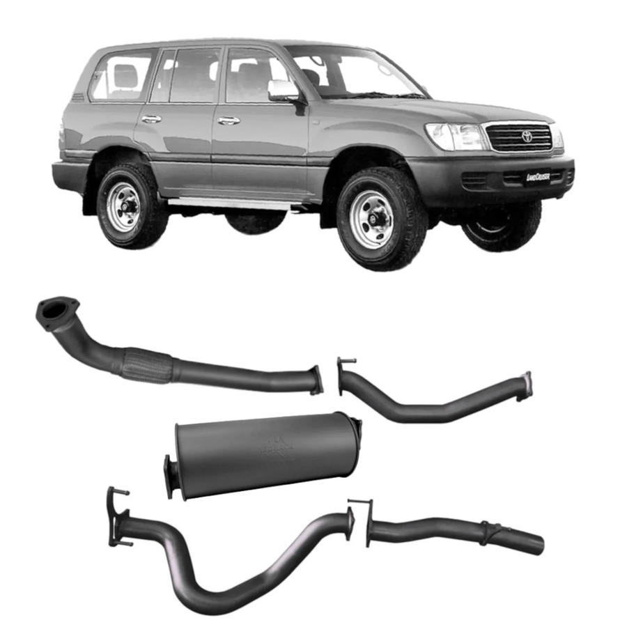 Redback - 4x4 Extreme Duty Exhaust for Toyota Landcruiser 105 Series Wagon (03/1998 - 10/2007)