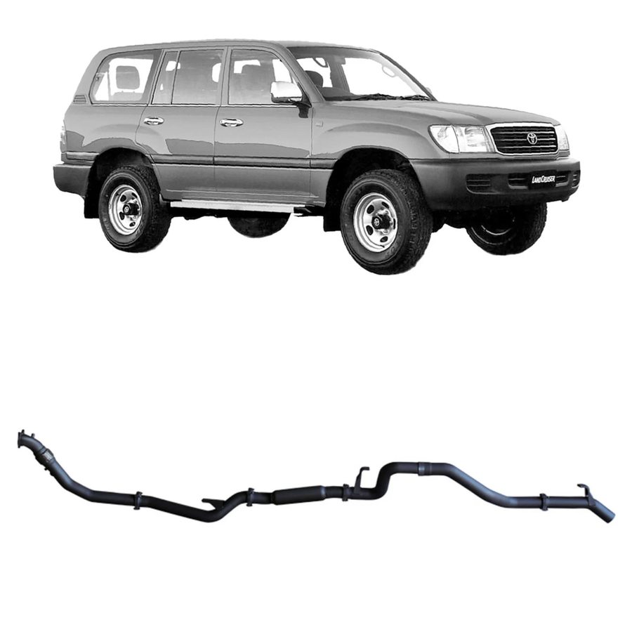 Redback - 4x4 Extreme Duty Exhaust for Toyota Landcruiser 105 Series Wagon (03/1998 - 10/2007)