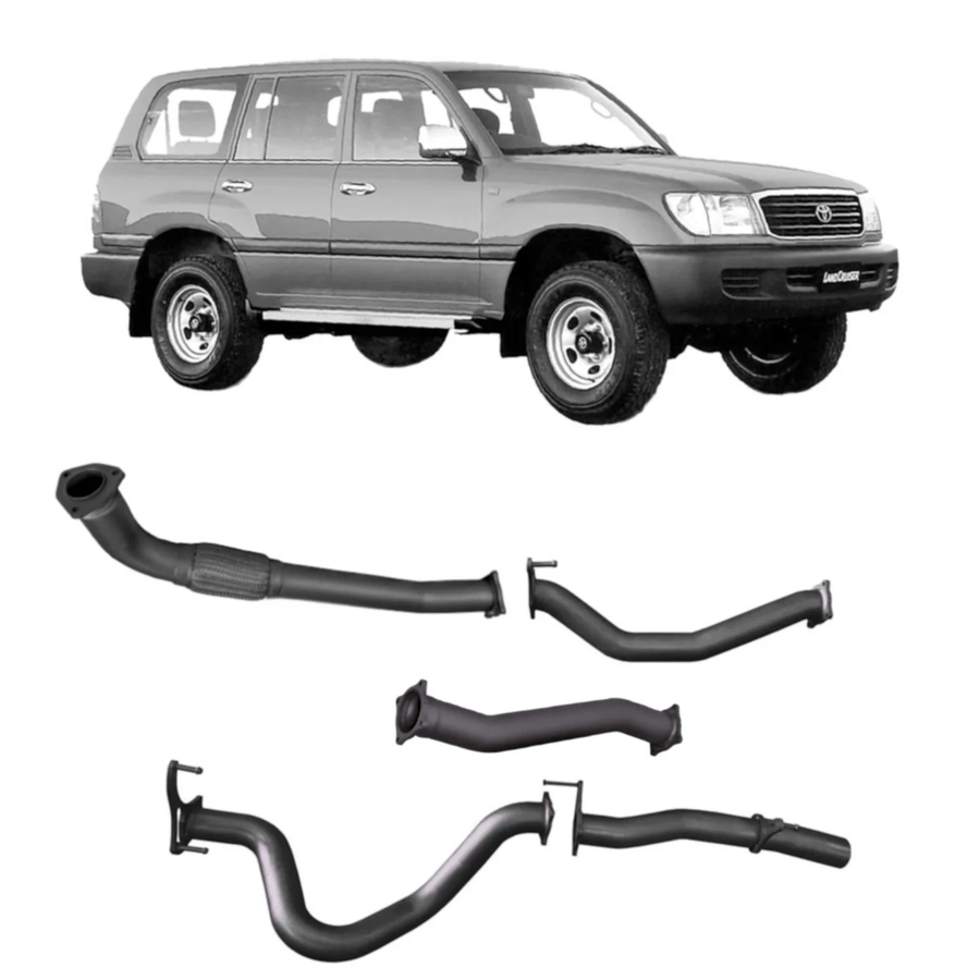 Redback - 4x4 Extreme Duty Exhaust for Toyota Landcruiser 105 Series Wagon (03/1998 - 10/2007)