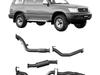 Redback - 4x4 Extreme Duty Exhaust for Toyota Landcruiser 105 Series Wagon (03/1998 - 10/2007)