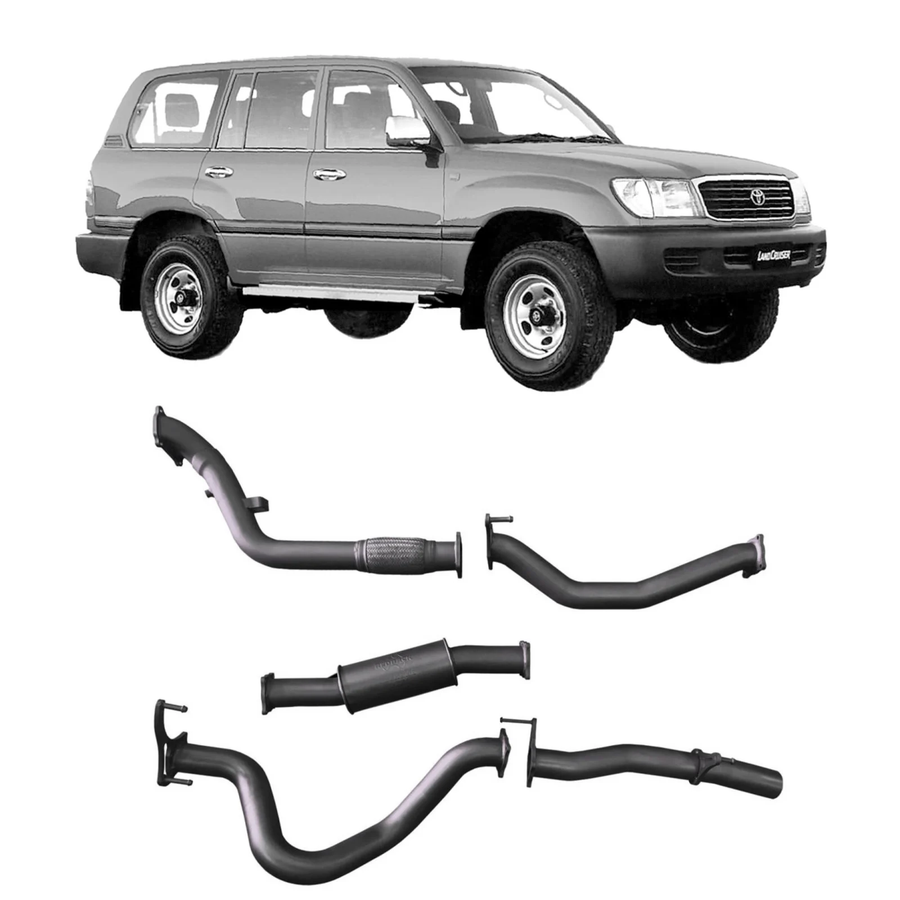 Redback - 4x4 Extreme Duty Exhaust for Toyota Landcruiser 105 Series Wagon (03/1998 - 10/2007)
