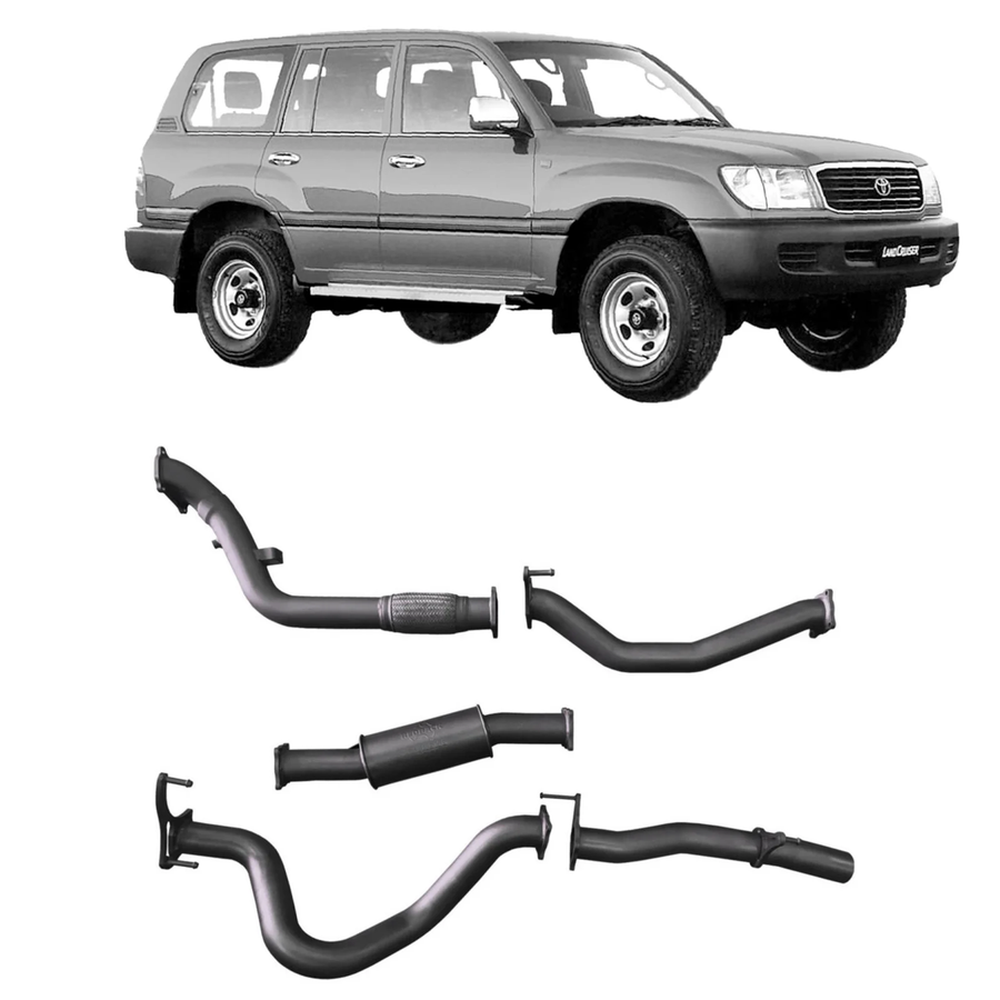 Redback - 4x4 Extreme Duty Exhaust for Toyota Landcruiser 105 Series Wagon (03/1998 - 10/2007)