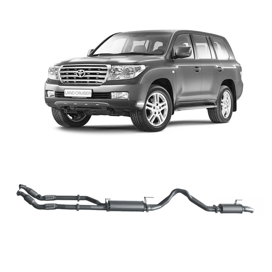 Redback - 4x4 Extreme Duty Exhaust for Toyota Landcruiser 200 Series 4.5L V8 (11/2007 - 09/2015)