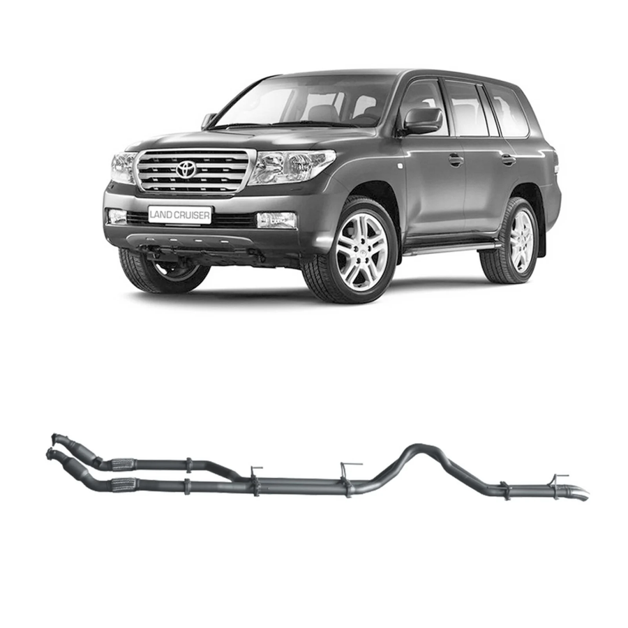Redback - 4x4 Extreme Duty Exhaust for Toyota Landcruiser 200 Series 4.5L V8 (11/2007 - 09/2015)