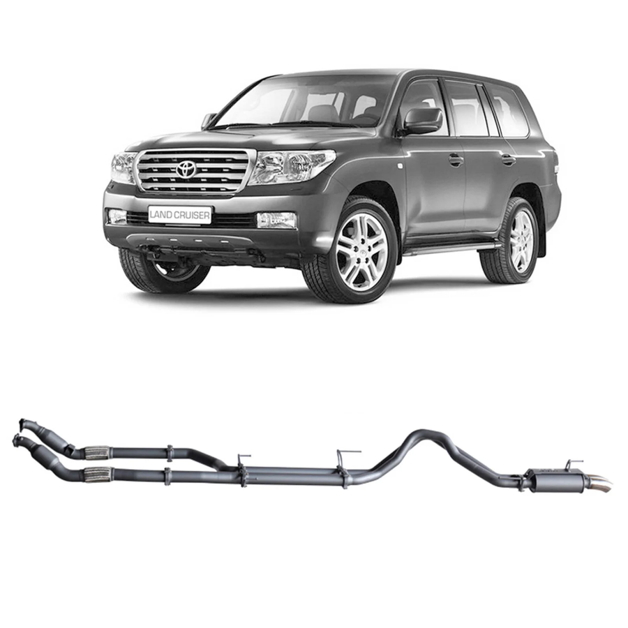 Redback - 4x4 Extreme Duty Exhaust for Toyota Landcruiser 200 Series 4.5L V8 (11/2007 - 09/2015)