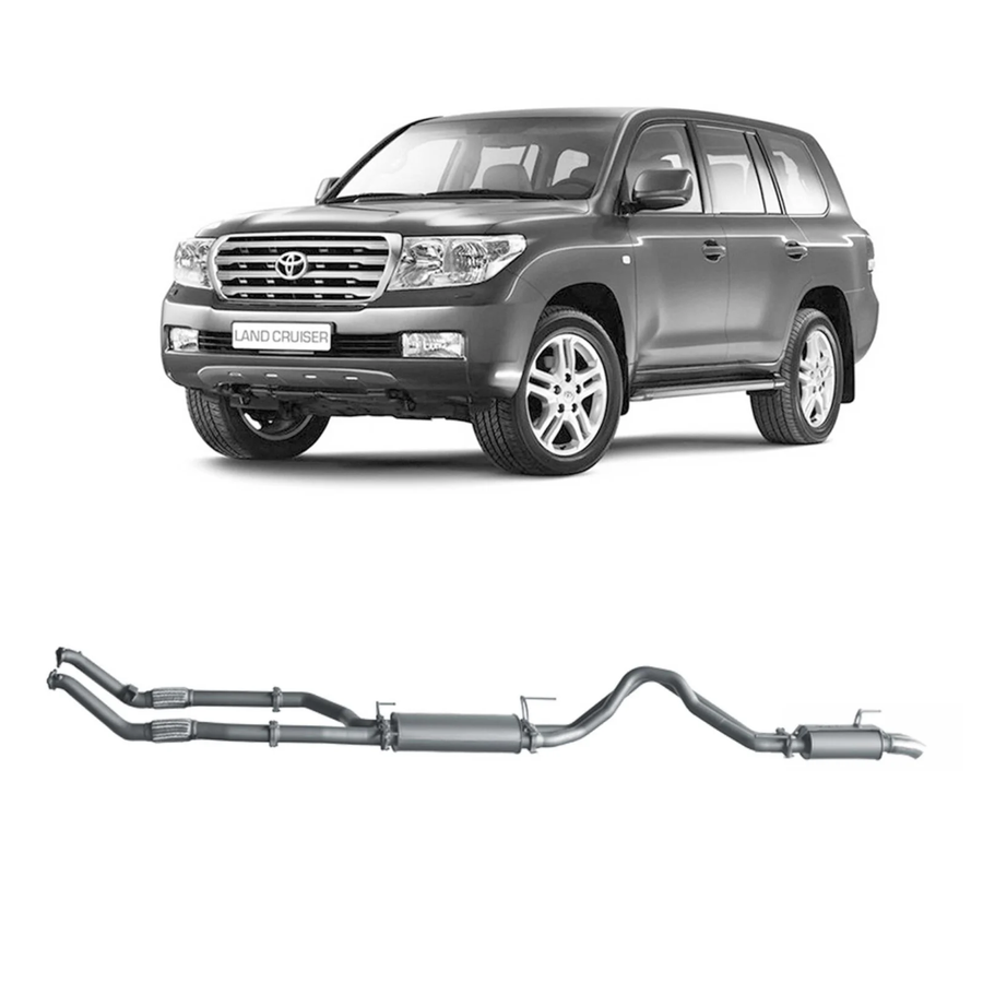Redback - 4x4 Extreme Duty Exhaust for Toyota Landcruiser 200 Series 4.5L V8 (11/2007 - 09/2015)
