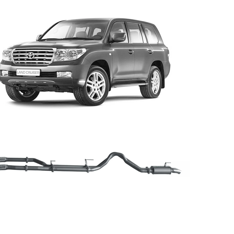 Redback - 4x4 Extreme Duty Exhaust for Toyota Landcruiser 200 Series 4.5L V8 (11/2007 - 09/2015)