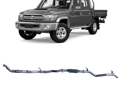 Redback - 4x4 Extreme Duty Exhaust for Toyota Landcruiser 79 Series Double Cab (01/2012 - 10/2016)