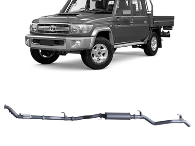 Redback - 4x4 Extreme Duty Exhaust for Toyota Landcruiser 79 Series Double Cab (01/2012 - 10/2016)