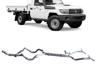 Redback - 4x4 Extreme Duty Twin Exhaust for Toyota Landcruiser (01/2007 - 10/2016)