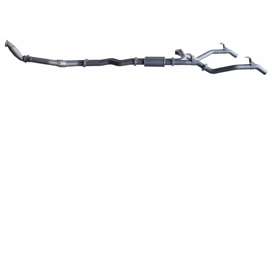 Redback - 4x4 Extreme Duty Twin Exhaust for Toyota Landcruiser 79 Series Double Cab (10/2012 - 10/2016)