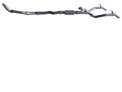 Redback - 4x4 Extreme Duty Twin Exhaust for Toyota Landcruiser 79 Series Double Cab (10/2012 - 10/2016)