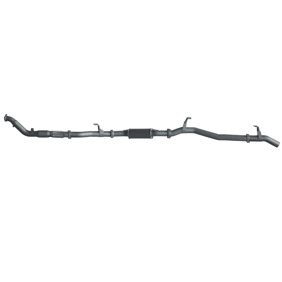 Redback - 4x4 Extreme Duty Exhaust for Toyota Landcruiser 76 Series Wagon with Auxiliary Fuel Tank (01/2007 - 10/2016)