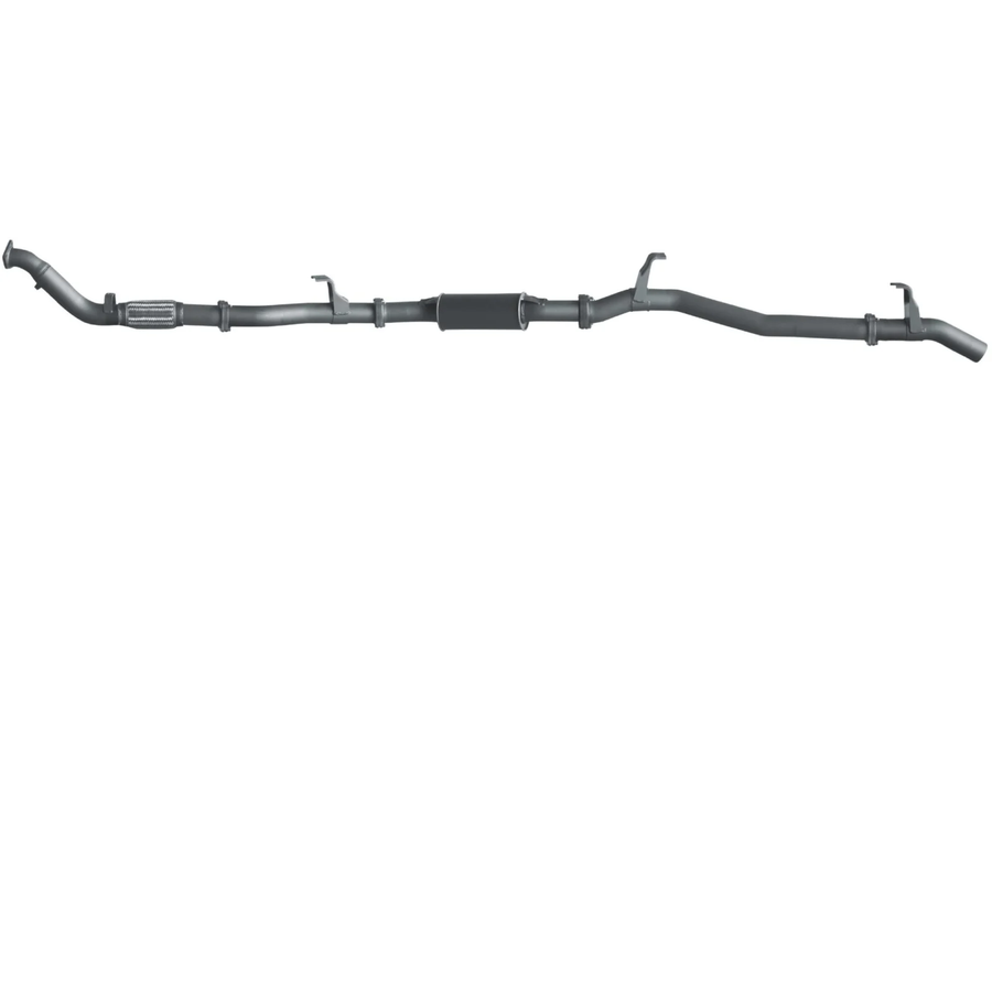 Redback - 4x4 Extreme Duty Exhaust for Toyota Landcruiser 76 Series Wagon with Auxiliary Fuel Tank (01/2007 - 10/2016)