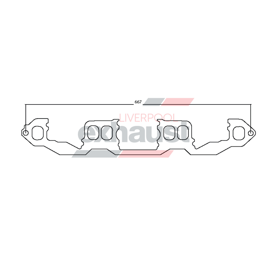 Hurricane - Toyota F 2F 6 Cyl Head Flange