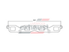 Hurricane - Toyota 2T 2TG 4 Cyl Head Flange