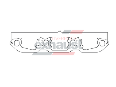 Hurricane - Toyota 3F 6 Cyl Head Flange