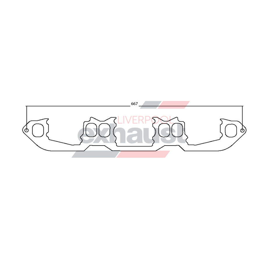 Hurricane - Toyota 3F 6 Cyl Head Flange