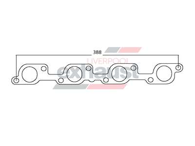 Hurricane - Toyota L - 2L 4 Cyl Head Flange