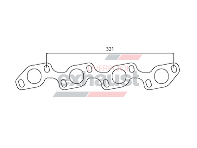Hurricane - Toyota 3L 5L 4 Cyl Head Flange