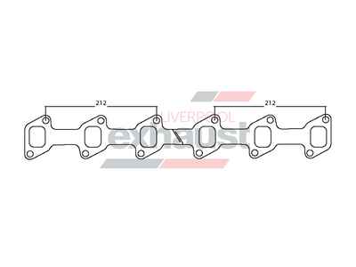 Hurricane - Toyota 2H 6 Cyl Head Flange