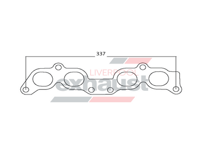 Hurricane - Toyota 3S 5S 4 Cyl Head Flange