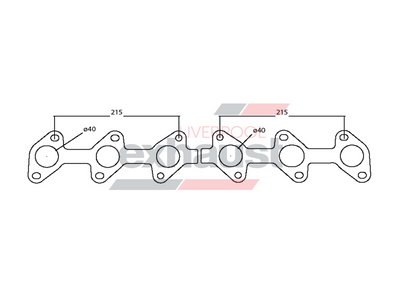 Hurricane - Toyota 1HZ 6 Cyl Head Flange