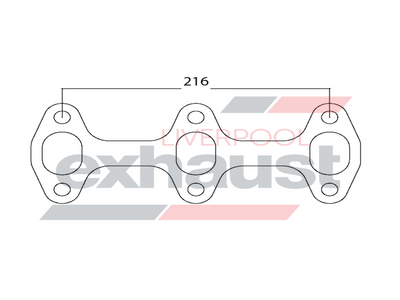 Hurricane - Toyota 3VZ 6 Cyl Head Flange