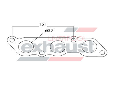 Hurricane - Toyota 2JZ NA 6 Cyl Head Flange