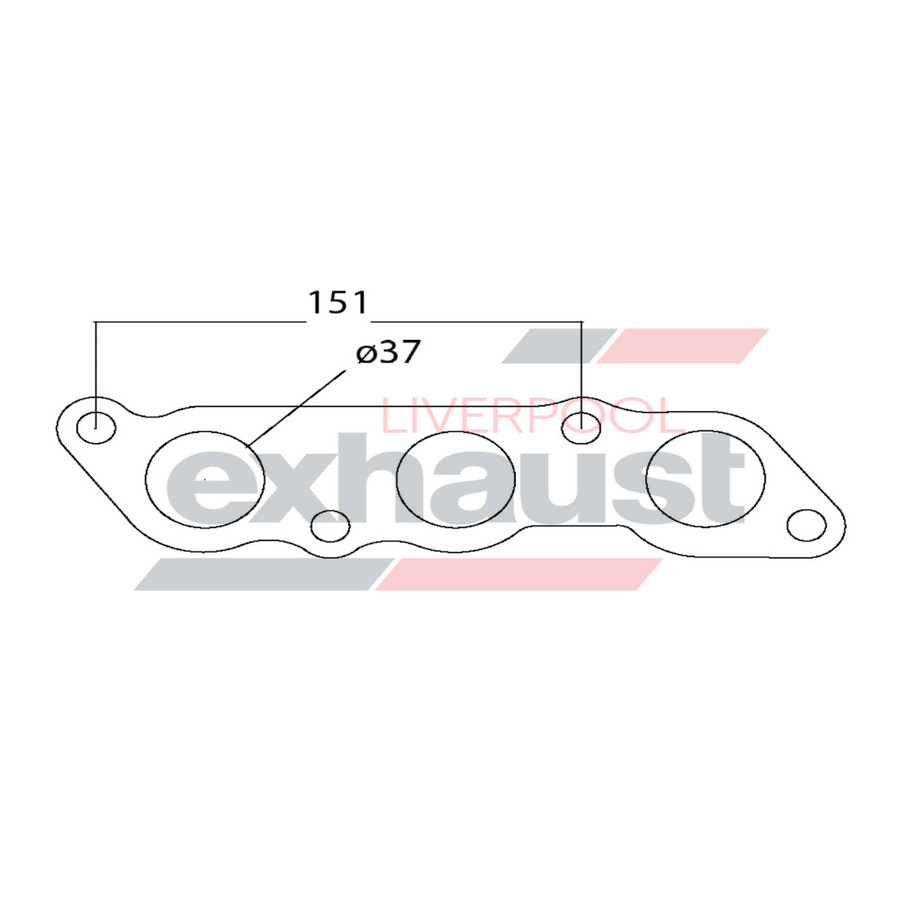 Hurricane - Toyota 2JZ NA 6 Cyl Head Flange