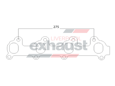 Hurricane - Toyota 2RZ 4 Cyl Head Flange