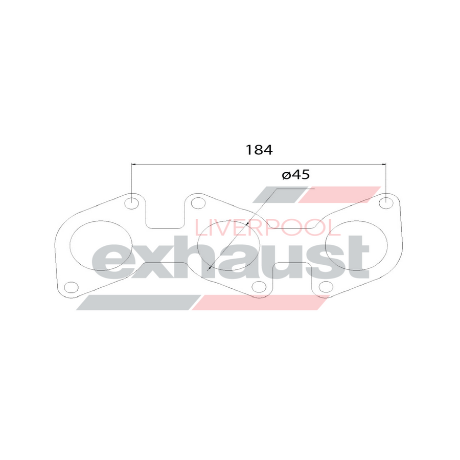Hurricane - Toyota 1GR-FE 6 Cyl Head Flange