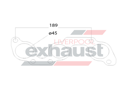 Hurricane - Toyota 1MZ 2MZ 6 Cyl Head Flange