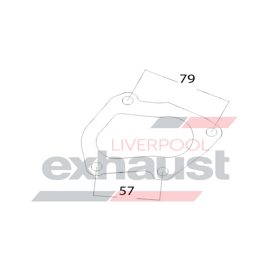 Hurricane - Starlet Rear Turbo Gasket