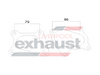 Hurricane - Supra OEM Turbo To Dump Pipe Turbo Gasket