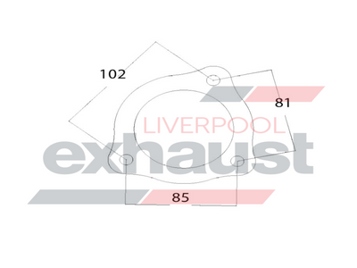 Hurricane - Supra OEM Dump Pipe Turbo Gasket