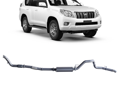 Redback - 4x4 Extreme Duty Exhaust for Toyota Prado 120/150 Series 1KD-FTV (11/2006 - 07/2015)