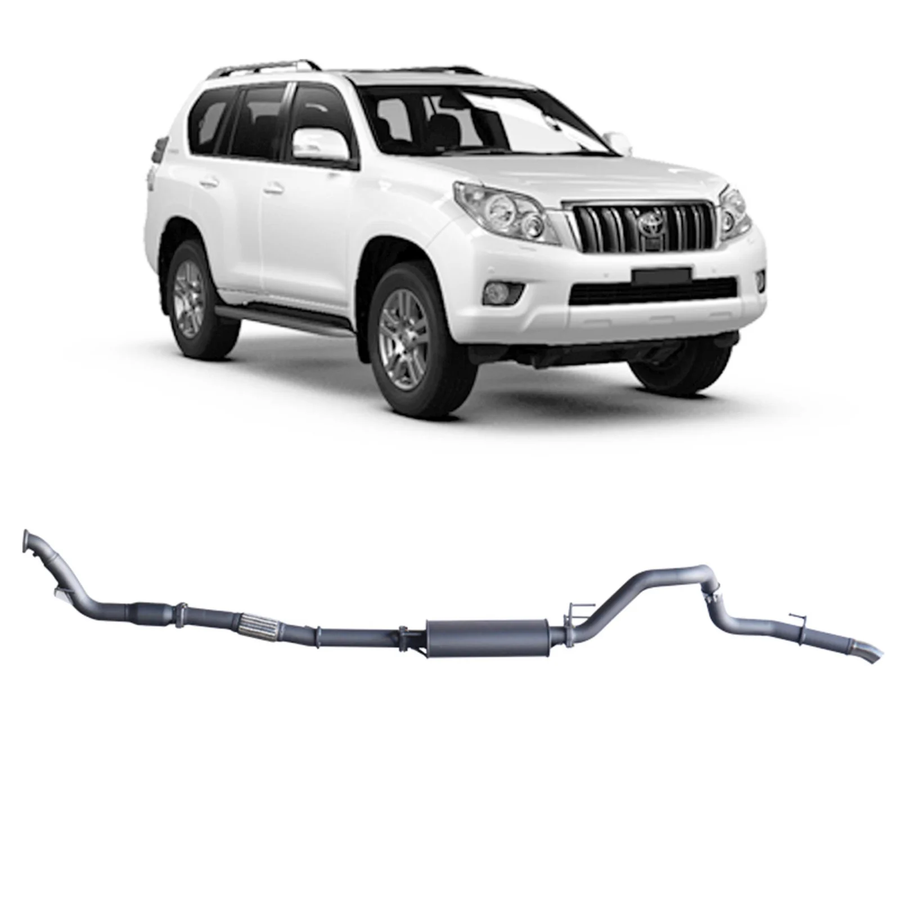 Redback - 4x4 Extreme Duty Exhaust for Toyota Prado 120/150 Series 1KD-FTV (11/2006 - 07/2015)