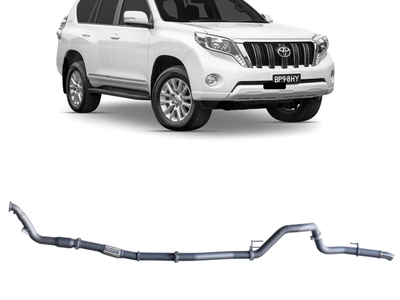 Redback - 4x4 Extreme Duty Exhaust for Toyota Prado 120/150 Series 1KD-FTV (11/2006 - 07/2015)