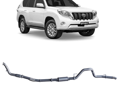 Redback - 4x4 Extreme Duty Exhaust for Toyota Prado 120/150 Series 1KD-FTV (11/2006 - 07/2015)