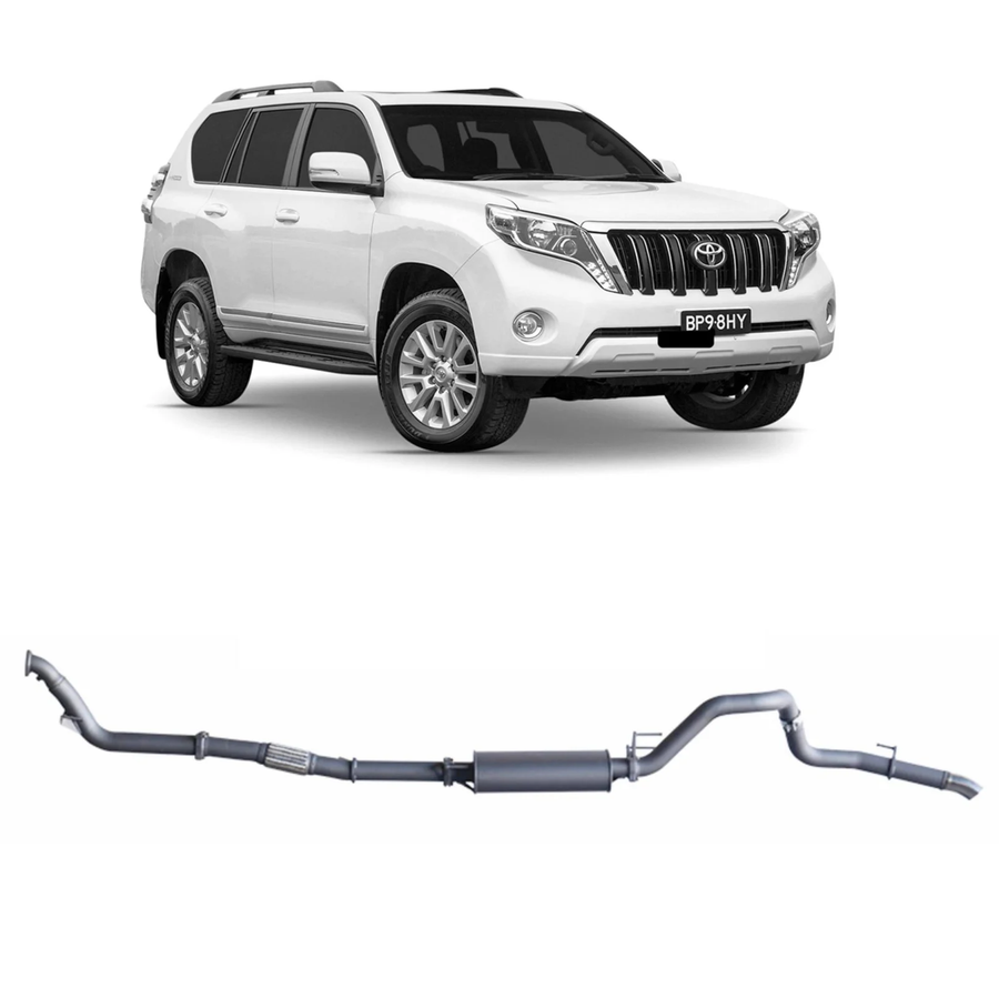 Redback - 4x4 Extreme Duty Exhaust for Toyota Prado 120/150 Series 1KD-FTV (11/2006 - 07/2015)
