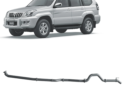 Redback - 4x4 Extreme Duty Exhaust for Toyota Prado 120/150 Series 1KD-FTV (11/2006 - 07/2015)